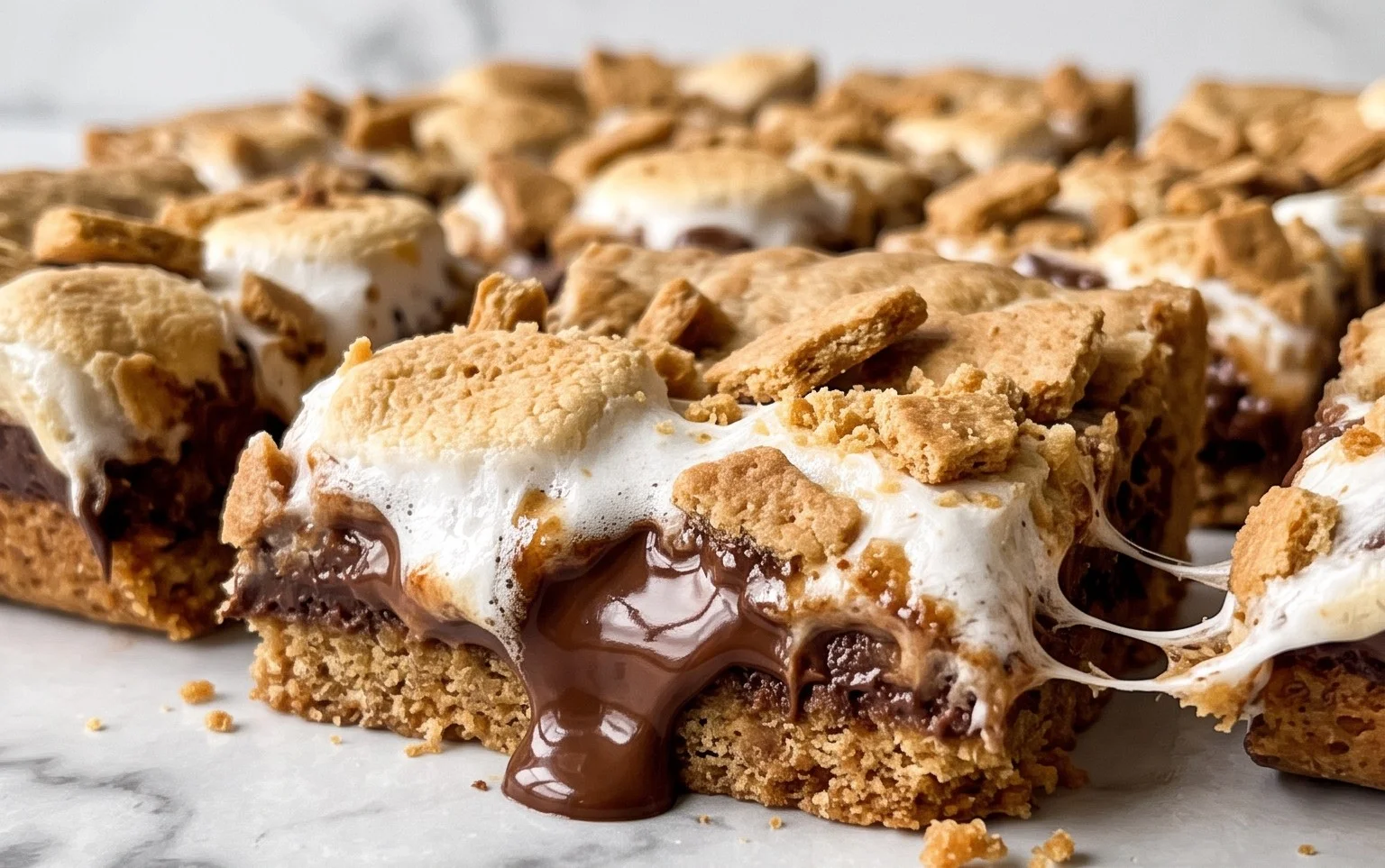 Easy S’mores Cookie Bars No Campfire Needed