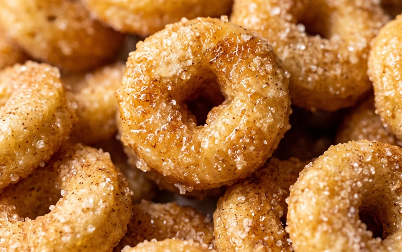 Mini Doughnut Hot Buttered Cheerios