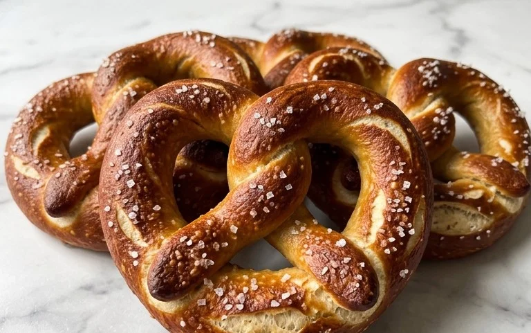Homemade Soft Pretzels- Easy Chewy Recipe