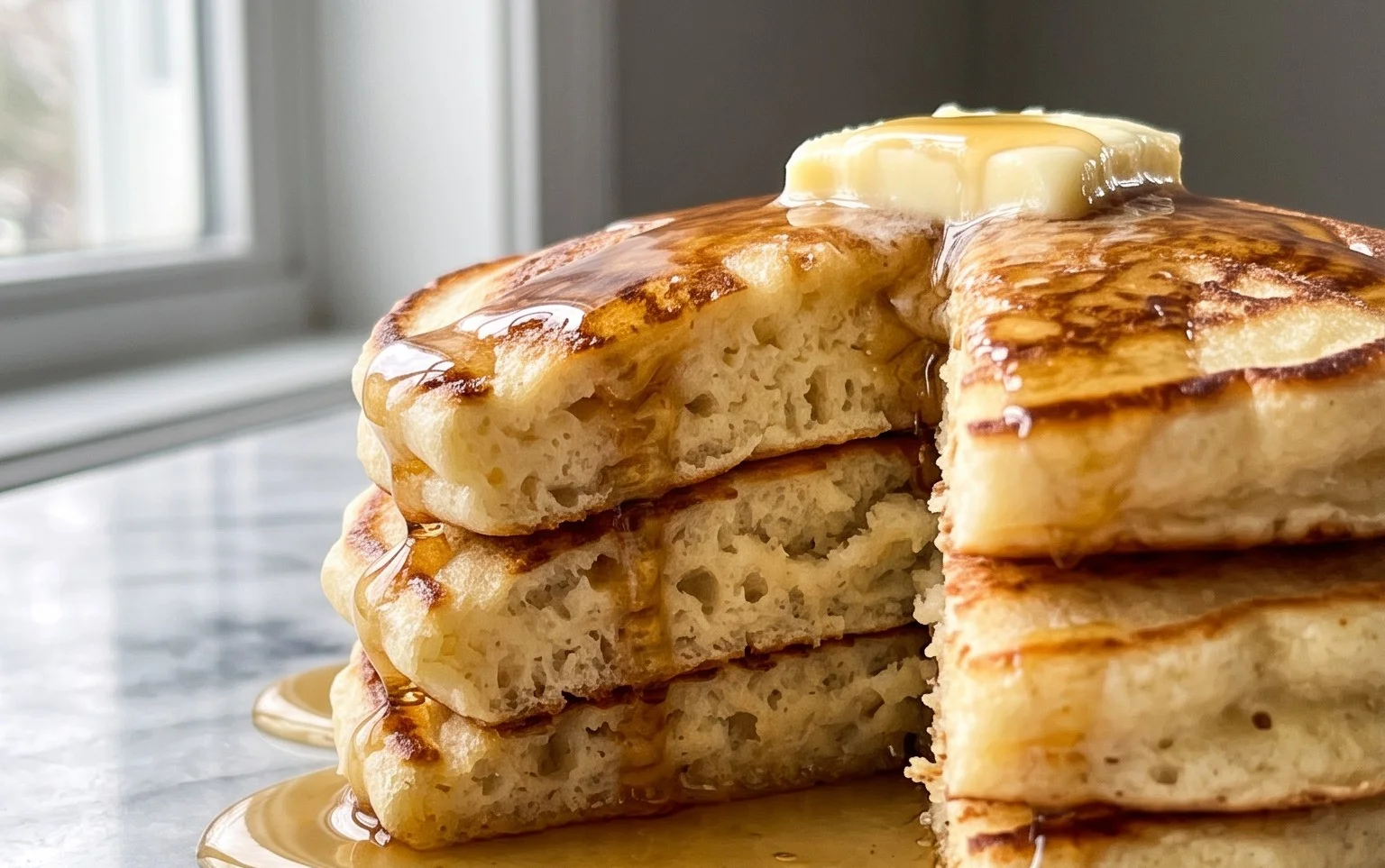 Fluffy Sourdough Discard Pancakes-Flavorful Delight