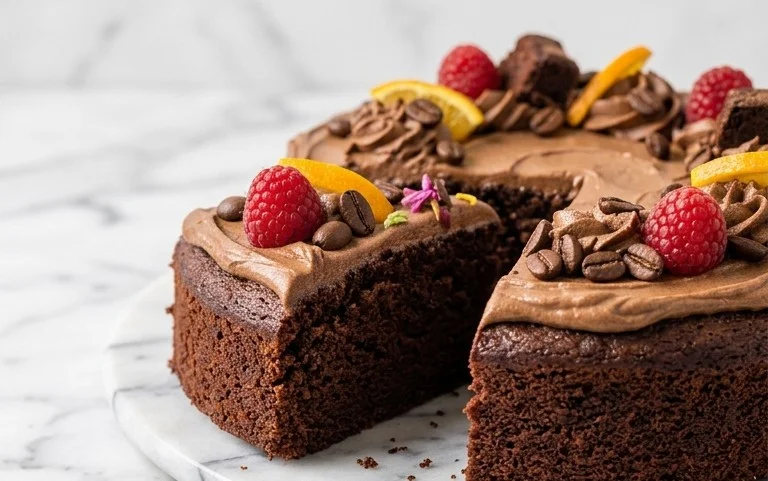Rich Moist Chocolate Coffee Cake Recipe