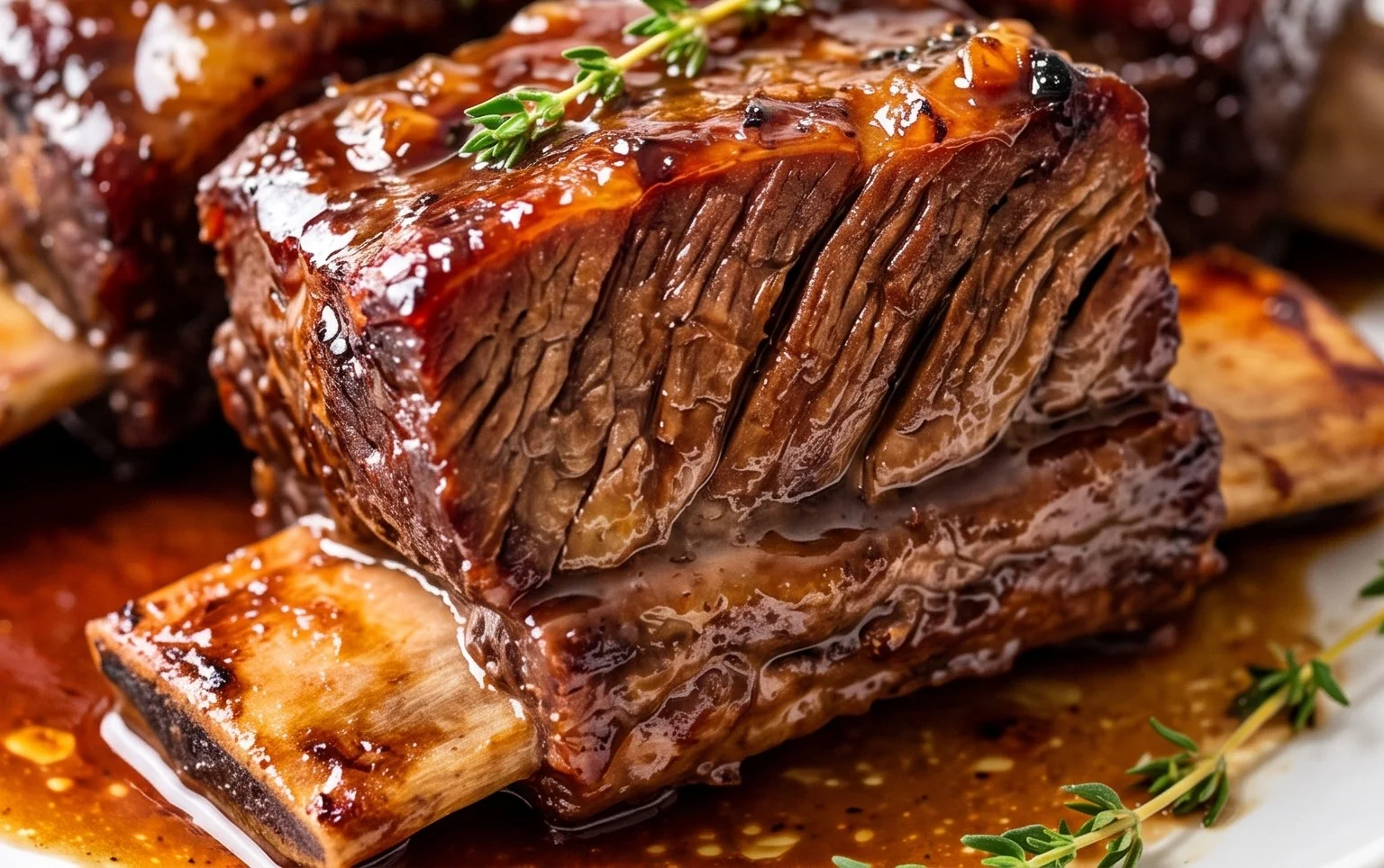 Red Grape Juice Braised Short Ribs in Dutch Oven