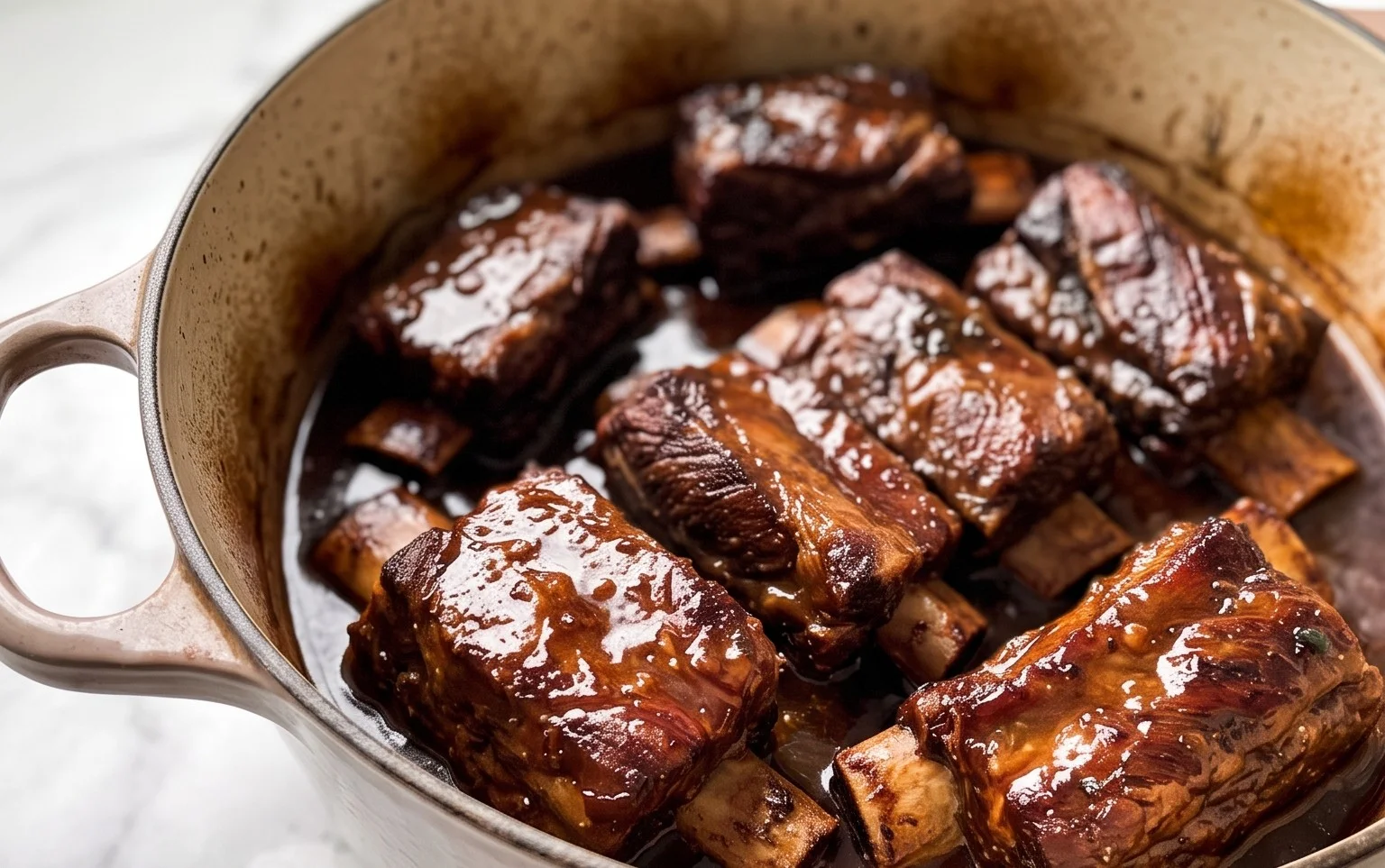 Red Grape Juice Braised Short Ribs Easy Dutch Oven Recipe